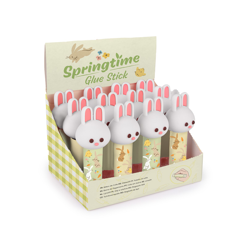 STA432_001 Glue Stick - Springtime Bunny Rabbit - Image 1