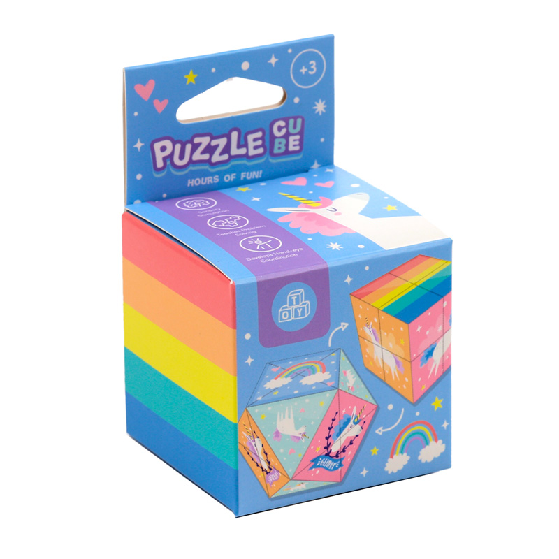 TY954_001 Puzzle Cube Toy - Unicorn Magic - Image 1