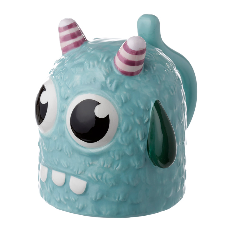 UMUG04_001 Novelty Upside Down Ceramic Mug - Blue Monstarz Monster - Image 1