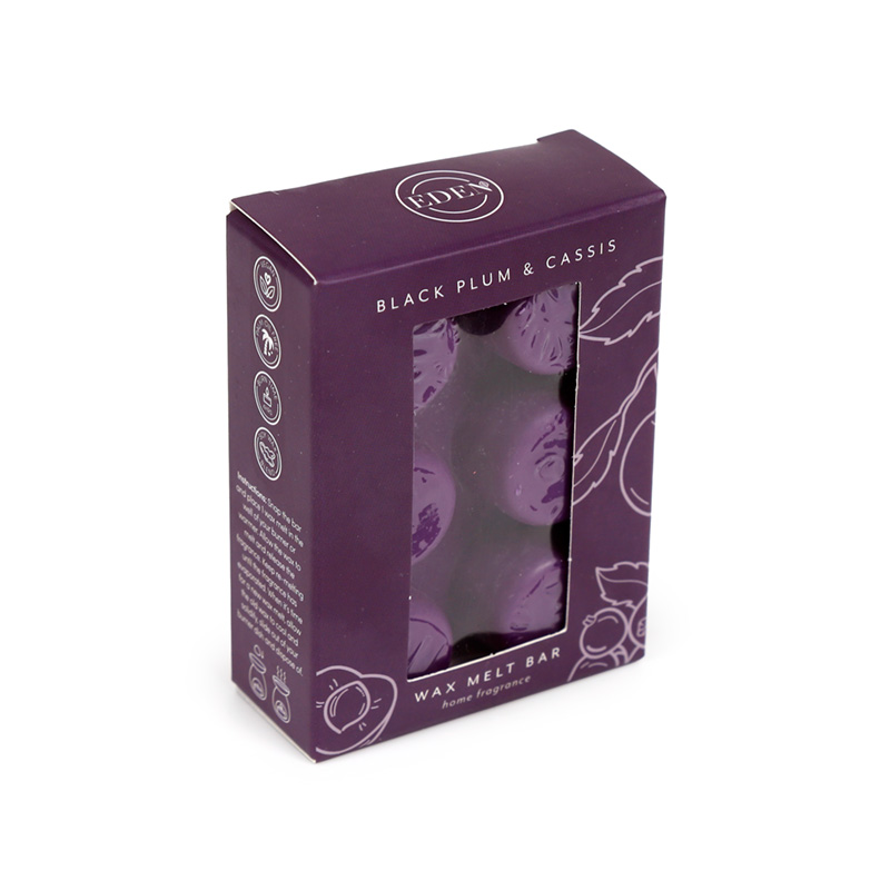 WAX38_001 Handmade Wax Melt Set of 6 - Plum & Cassis - Image 1