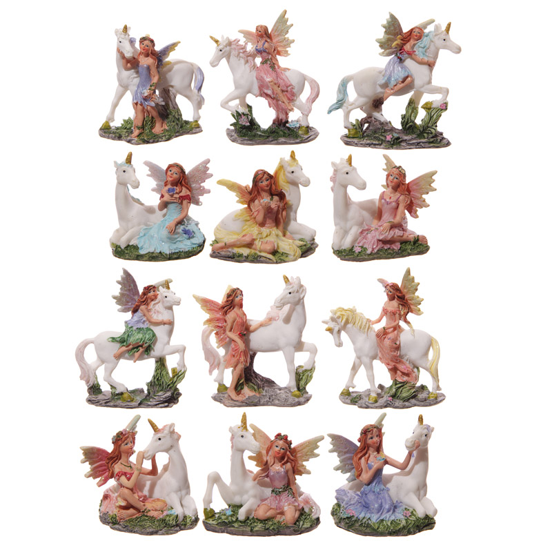 WS124_001 Fairy & Unicorn World Figures - Image 1