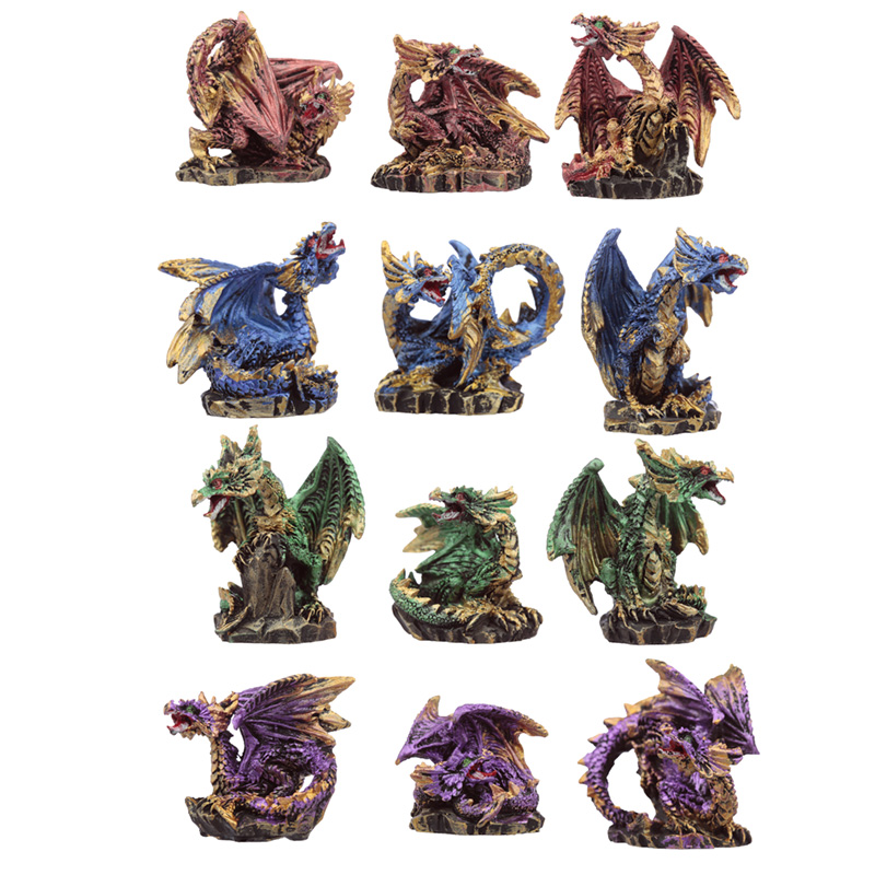 WS154_001 Dark Legends Crystal Cave Dragon World Figures - Image 1