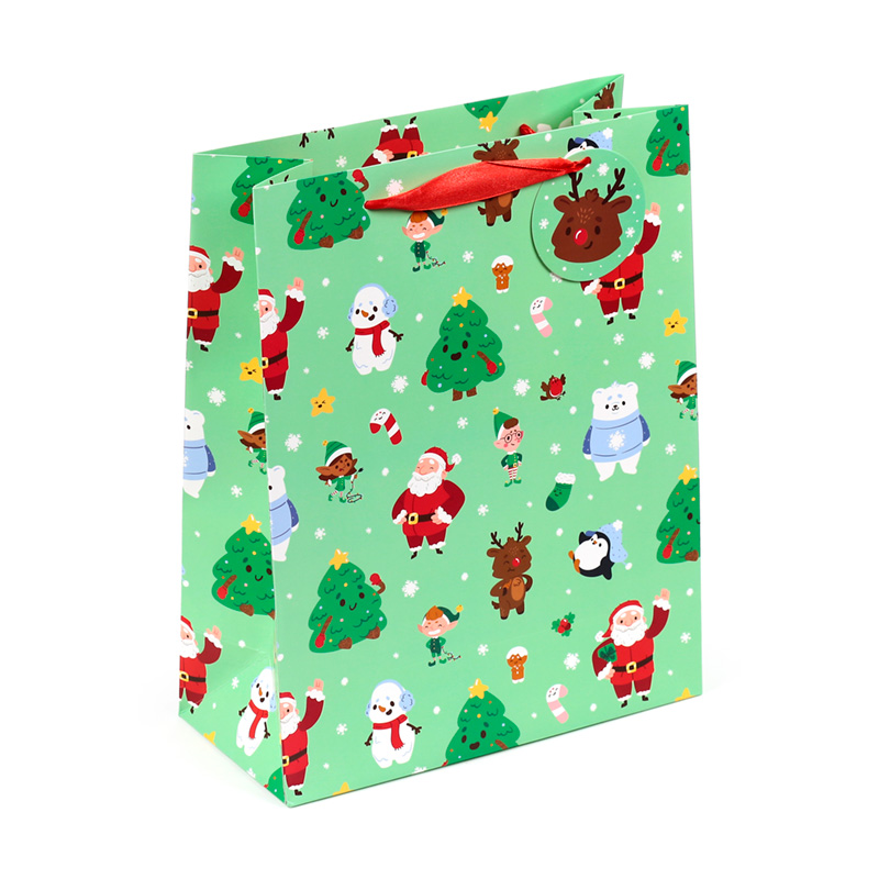 XGBAG127A_001 Gift Bag (Large) - Christmas Jingle Bunch - Image 1