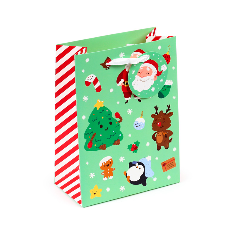 XGBAG127B_001 Christmas Gift Bag (Medium) - Christmas Jingle Bunch - Image 1