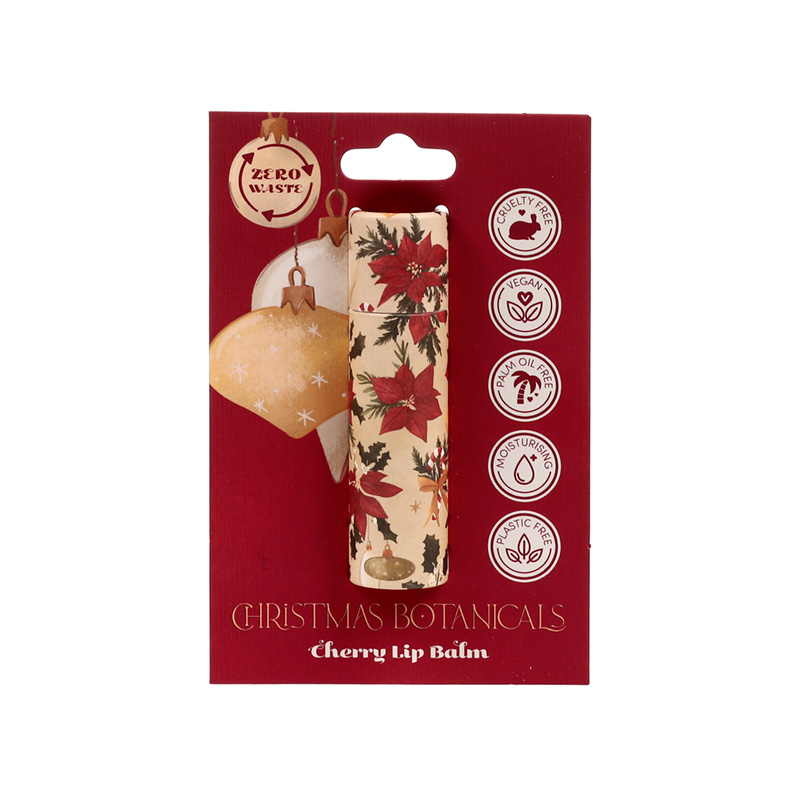 XLIP186_001 Paper Stick Lip Balm - Christmas Botanicals - Image 1