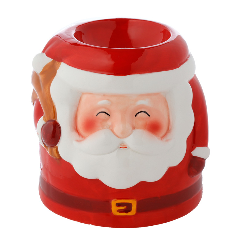 XOB396_001 Ceramic Santa Shaped Christmas Oil Burner - Image 1