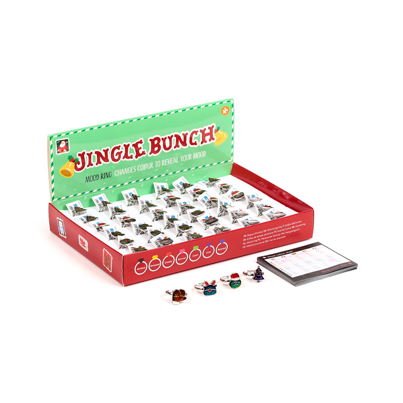 XTYJ124_001 Mood Ring - Jingle Bunch Christmas - Image 1