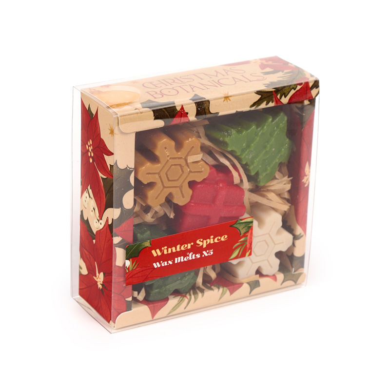 XWAX37_001 Handmade Wax Melt Set of 5 - Winter Spice Christmas Botanicals - Image 1