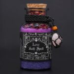 Ancient Witch Bath Spell Potion & Rose Quartz Crystal Amulet - Love - Image 10