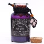 Ancient Witch Bath Spell Potion & Rose Quartz Crystal Amulet - Love - Image 2