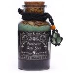 Ancient Witch Bath Spell Potion & Aventurine Crystal Amulet - Prosperity - Image 10
